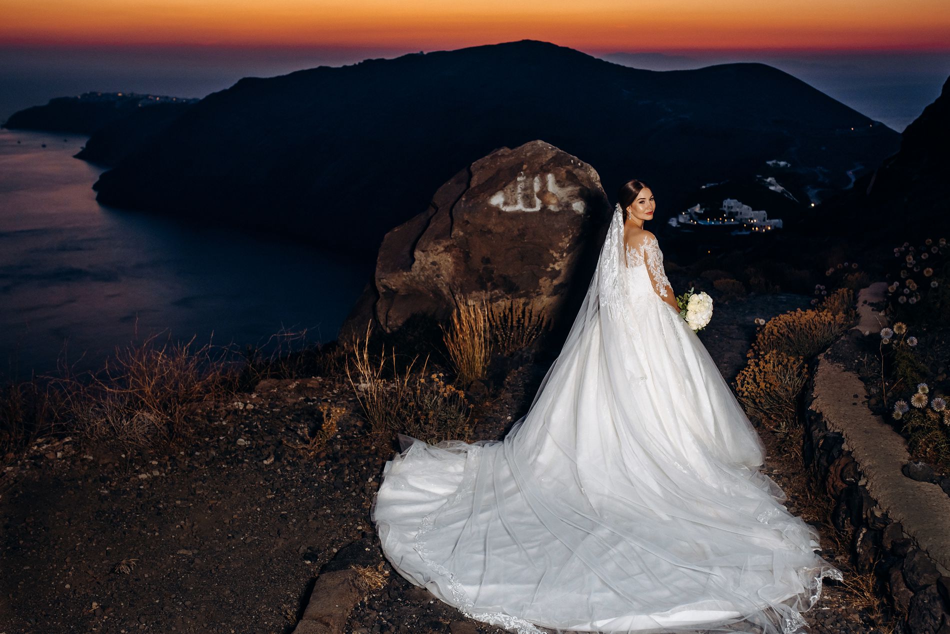 Angelina and Aziz: свадьба на санторини, свадебное агентство Julia Veselova - Фото 4