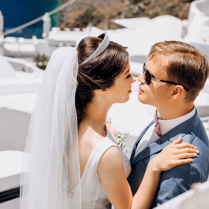 Alexey and Olga: свадьба на санторини, свадебное агентство Julia Veselova - Фото 56