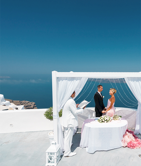Documents you need to get married abroad. Official weddings, ceremony only or church weddings on Santorini: свадьба на санторини, свадебное агентство Julia Veselova - Фото