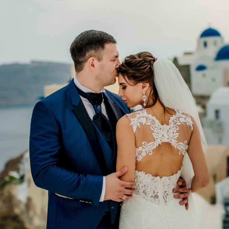 Julia and Maxim: свадьба на санторини, свадебное агентство Julia Veselova - Фото 45