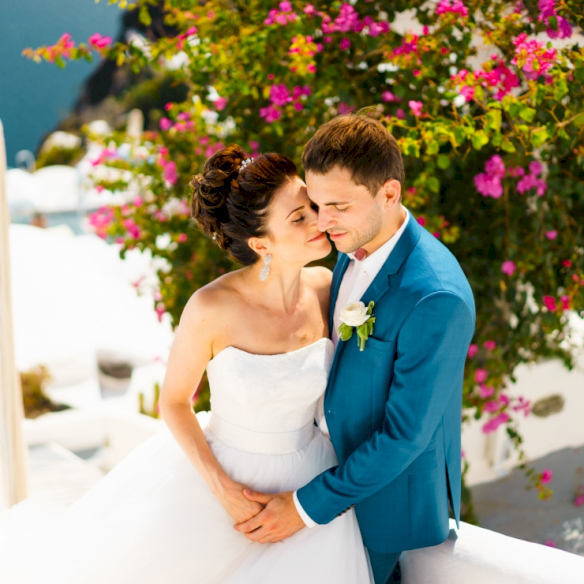 Yana and Denis: свадьба на санторини, свадебное агентство Julia Veselova - Фото 43