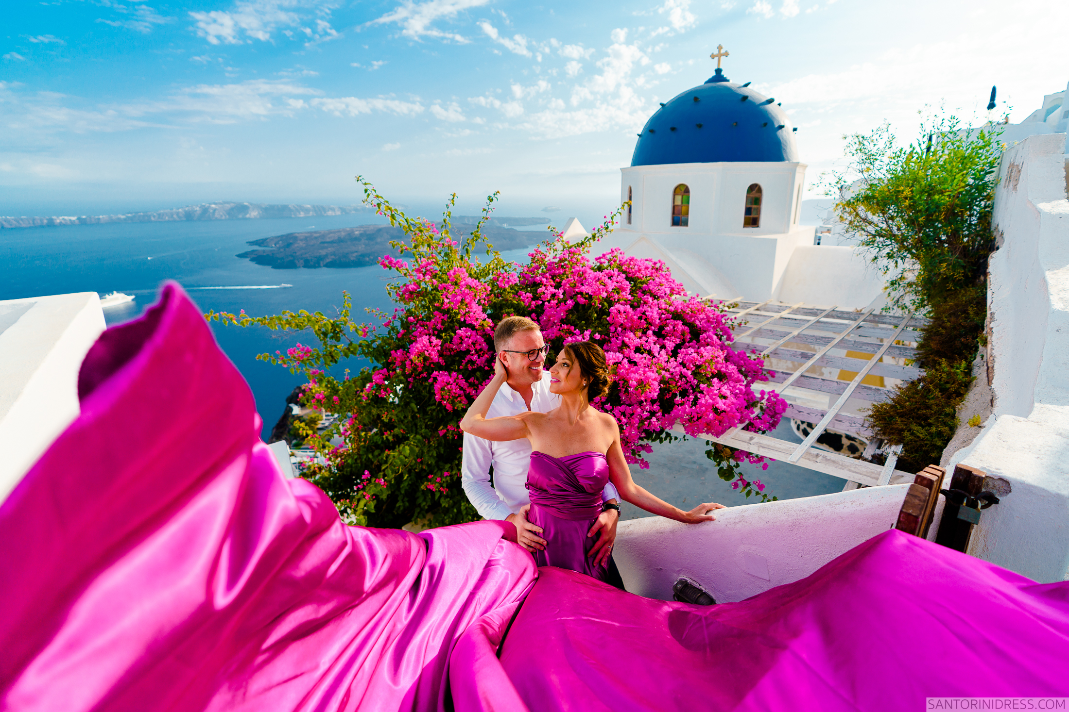 Videographer services for your wedding on Santorini island in Greece: wedding in santorini, Julia Veselova wedding agency - Photo 3