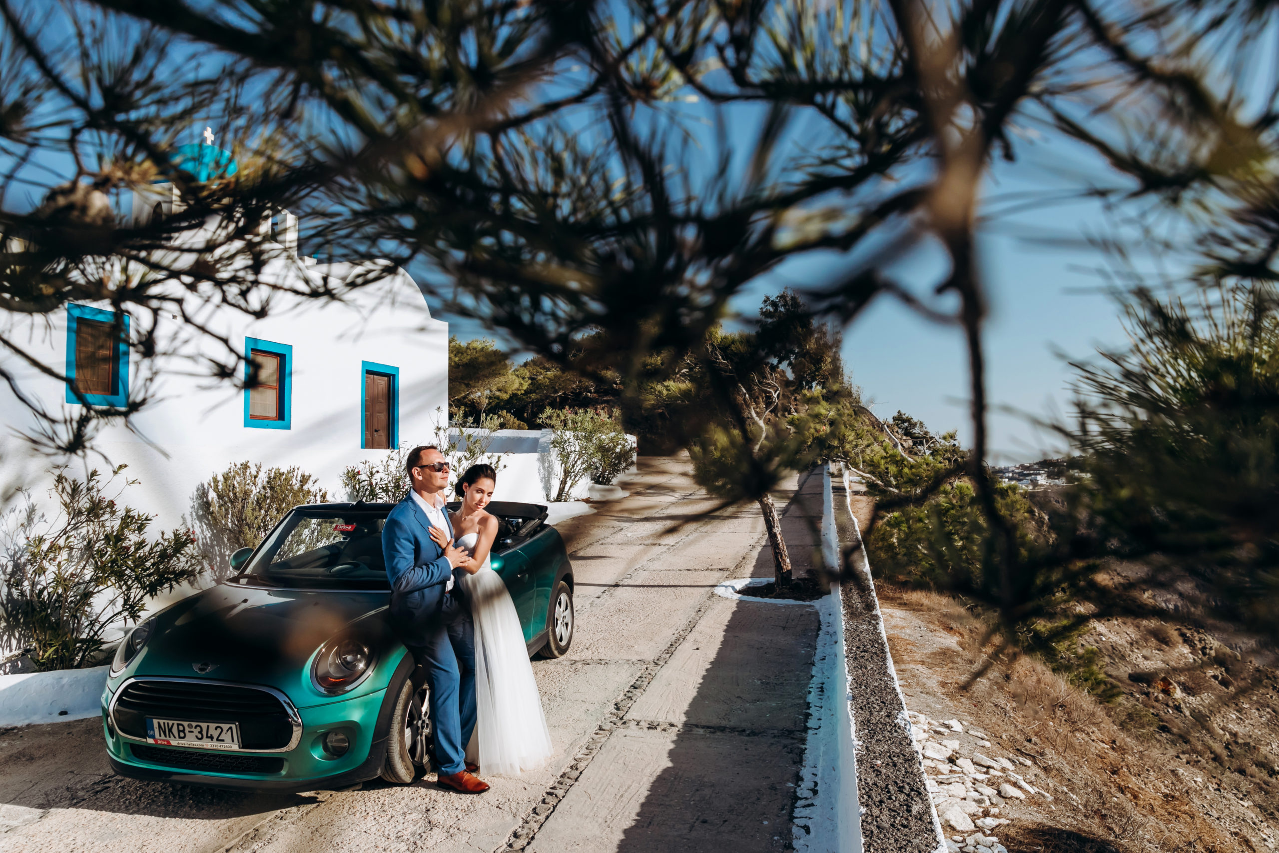 Alina & Aleksander: свадьба на санторини, свадебное агентство Julia Veselova - Фото 16