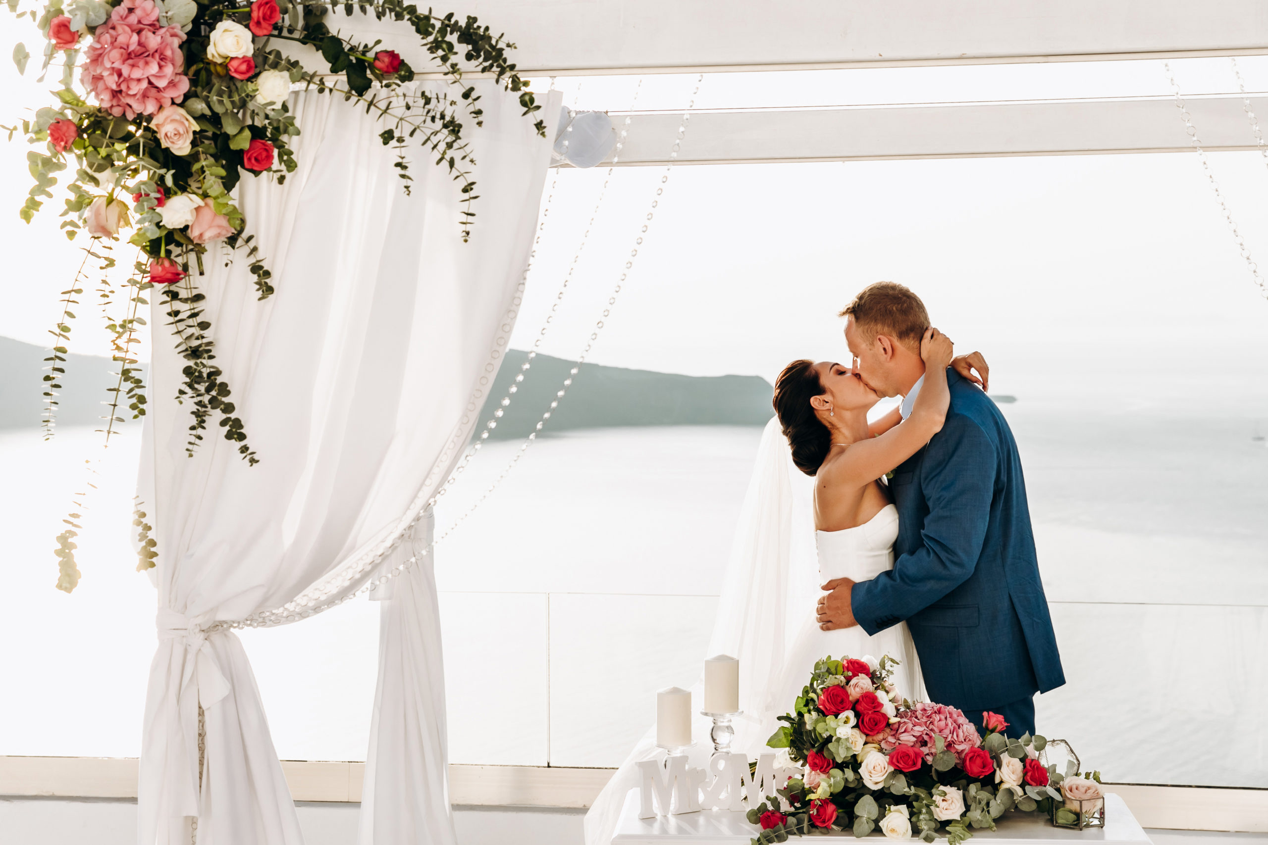 Alina & Aleksander: свадьба на санторини, свадебное агентство Julia Veselova - Фото 21